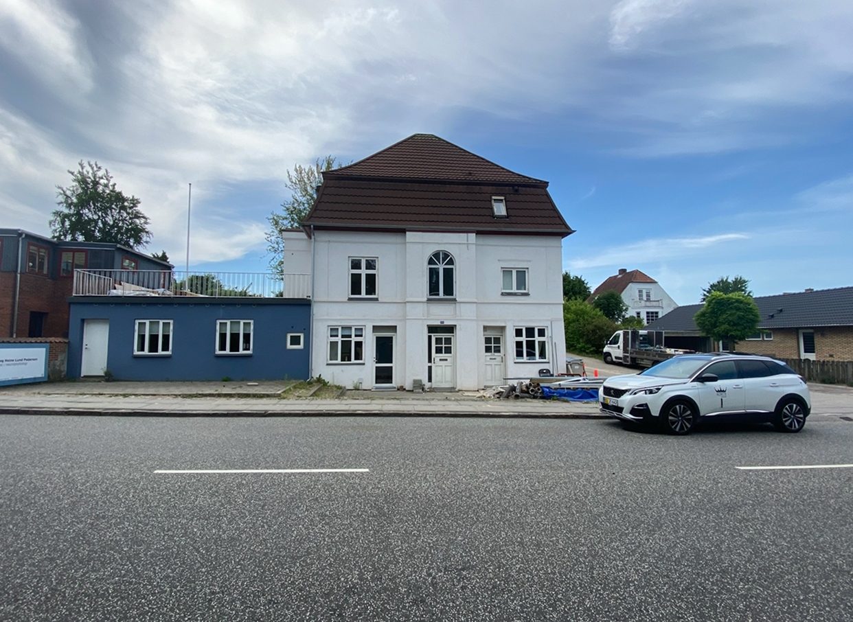 Facademaling i Aarhus - før